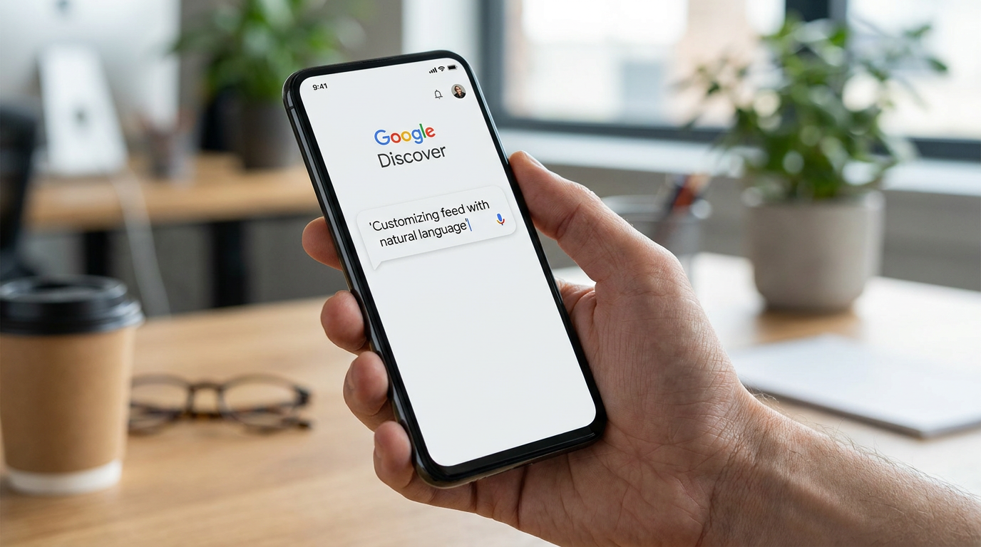 Google Discover'a Yapay Zeka Dokunuşu: Doğal Dille Akış Özelleştirme Dönemi Başlıyor
