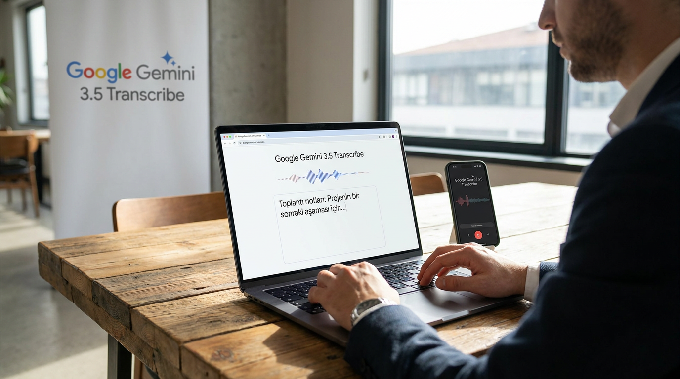 Google, Doğal Konuşma Dilini Metne Dönüştüren Gemini 3.5 Transcribe Modelini Duyurdu