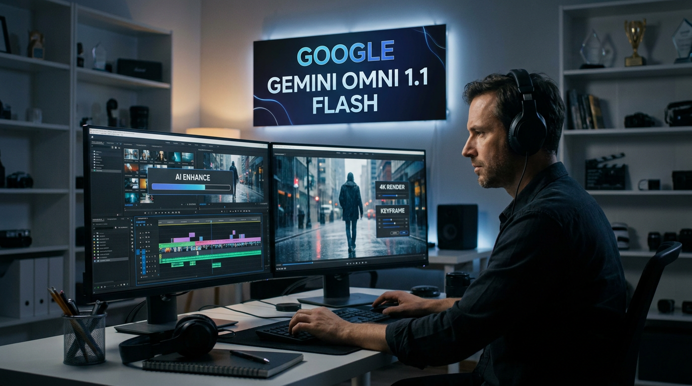 Google Yapay Zeka Video Üretiminde Kontrolü Artırıyor: Gemini Omni 1.1 Flash Duyuruldu