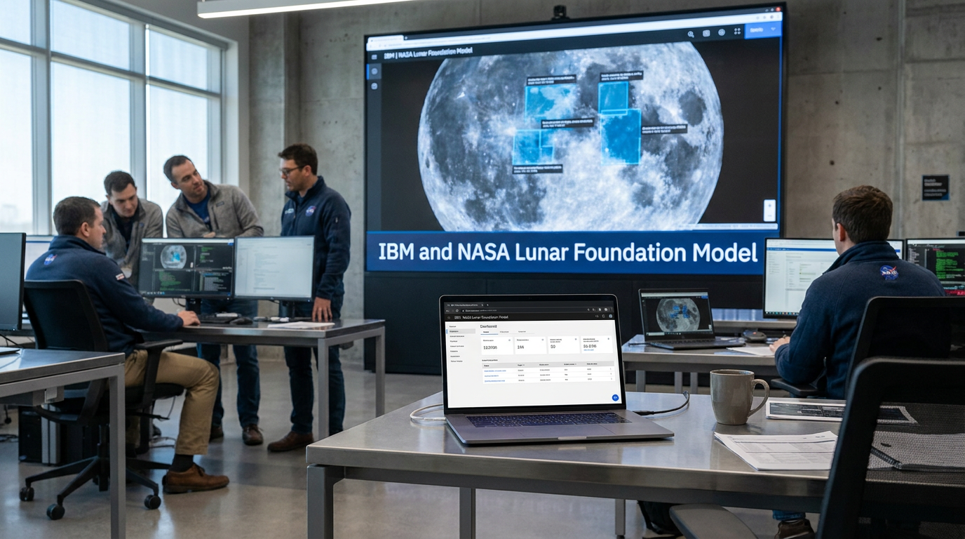 NASA ve IBM'den Uzay Keşfinde Açık Kaynak Devrimi: Ay Yüzeyine Özel Yapay Zeka Modeli